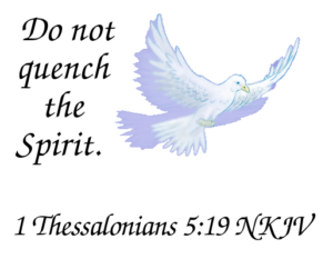 Program Cover - 1 Thes 5: 19